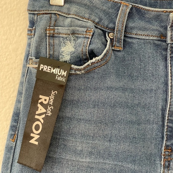 Simply Society Flare super high rise split hem jeans - Picture 6 of 12